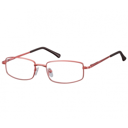 Oprawki korekcyjne zerówki okulary metalowe 799D czerwone